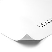 POSTER SYMBOLE MINIME DE REQUÊTE DE BLANCHISSERIE (Coin)