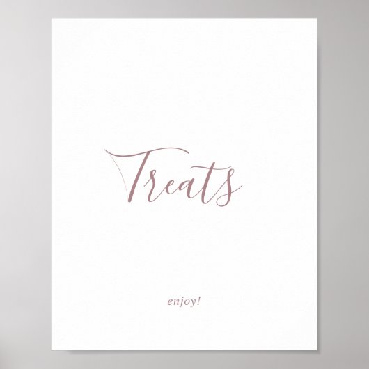 Poster SYMBOLE MINITAIRE Rose Gold Traitements (Devant)