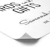 Poster Symbole moderne Banana Leaf Cartes & Cadeaux (Coin)