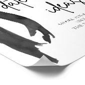 Poster Symbole moderne Black Bow Night Ideas (Coin)