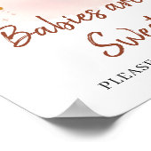 Poster Symbole moderne Boho Blush Rose Rust Rainbow Sweet (Coin)