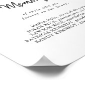 Poster Symbole moderne dans la mémoire aimée (Coin)