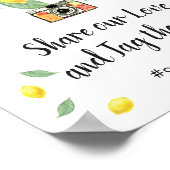 Poster Symbole moderne Lemon Boho Summer Oh Snap (Coin)