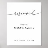 Poster Symbole moderne réservé au Mariage de famille de l (Devant)