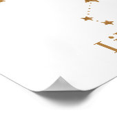 Poster Symbole moderne Zodiac Gold Libra | Air de l'éléme (Coin)