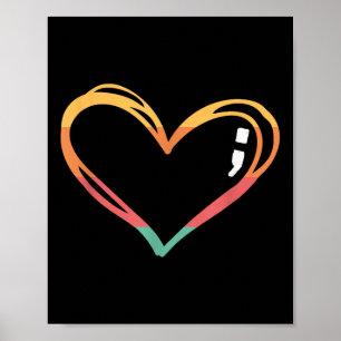Poster Symbole Mois de sensibilisation au suicide en sant