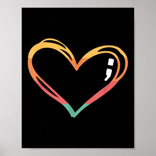 Poster Symbole Mois de sensibilisation au suicide en sant (Devant)