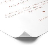 Poster Symbole Monogramme en terre cuite (Coin)