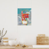 Poster Symbole motel de vacances (Cuisine)
