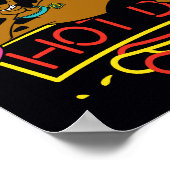 Poster Symbole néo-chien de Scooby Doo Hot Dog (Coin)