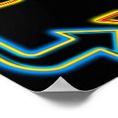 POSTER SYMBOLE NEON REMAT (Coin)