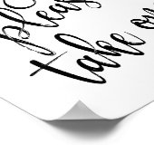 Poster Symbole Noir et Blanc 8x10 (Coin)