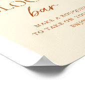 Poster Symbole numérique Floral Bloom Bar (Coin)