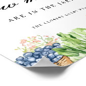 Poster Symbole nuptial de baisers frais hors du marché (Coin)