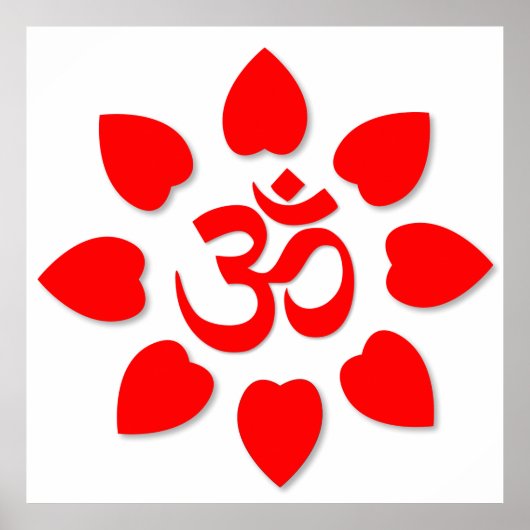 Poster Symbole Om (Devant)