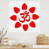 Poster Symbole Om (Cuisine)