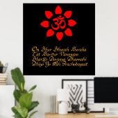 Poster Symbole Om (Bureau à domicile)