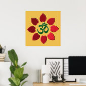 Poster Symbole Om (Bureau à domicile)