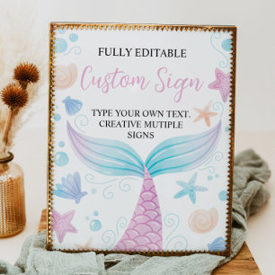 Poster Symbole Pastel Mermaid