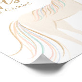 Poster Symbole Pastel Unicorn Cartes et Cadeaux d'anniver (Coin)