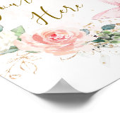 Poster Symbole personnalisé de l'aquarelle papillon (Coin)