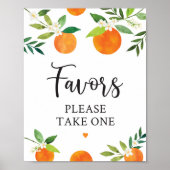 Poster Symbole Petit Cutie Vert Fleur Faveur (Devant)