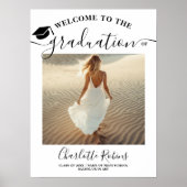 Poster Symbole photo d'accueil pour la graduation de Boho (Devant)