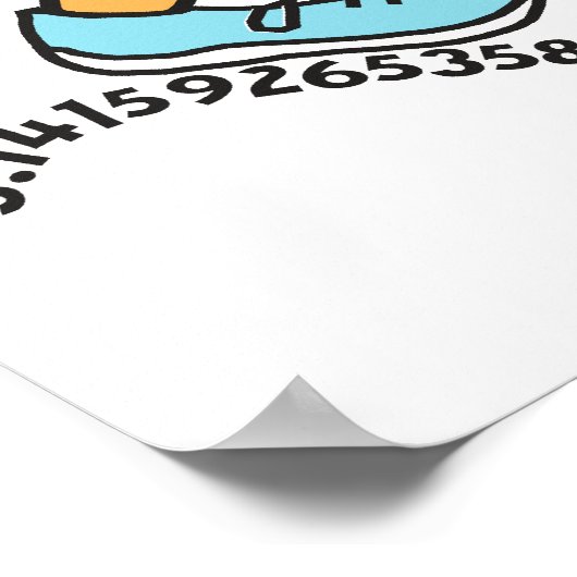 Poster Symbole Pi Long Running © Funny Pi Guy (Coin)