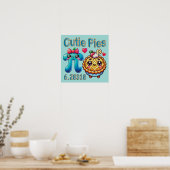 Poster Symbole Pi mignon et pie Pie Pie Pie (Cuisine)