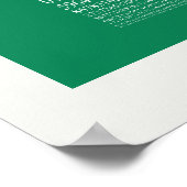 Poster Symbole Pi Nombre de chiffres (Coin)