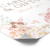Poster Symbole Pink Floral Fairy Cartes et cadeaux d'anni (Coin)
