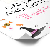 Poster Symbole Pink Ghost Halloween Cartes et cadeaux (Coin)