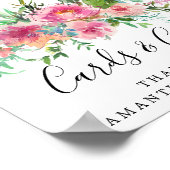 Poster Symbole Pony rose Floral do-it-yourself mariage Ca (Coin)