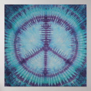 Poster SYMBOLE POPULAIRE TIE Dye