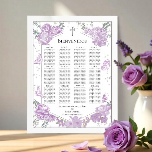 Poster Symbole Presentación 3 años - Papillons