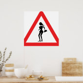 Poster Symbole Prostitute de prudence (Prostituée de Atte (Cuisine)