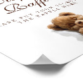 Poster SYMBOLE Raffiné À Ours Teddy Mignonne Dormant (Coin)