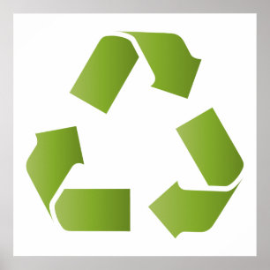 POSTER SYMBOLE RECYCLE