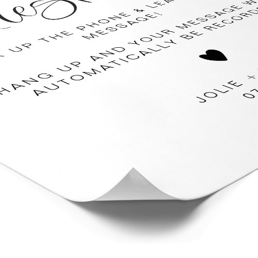 Poster SYMBOLE RÉGULIER MINIMUM Boho Mariage Audio (Coin)