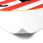 Poster symbole républicain design d'éléphant (Coin)