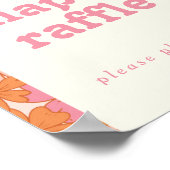 Poster Symbole Retro Super Boho Baby in Bloom Diaper Raff (Coin)