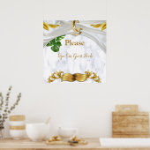Poster Symbole romantique du Mariage Tropical (Cuisine)
