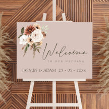 SYMBOLE Rose OR ET Mariage Floral vert moderne