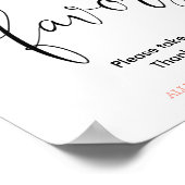 Poster Symbole rose rose or rose floral élégant faveurs (Coin)