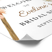 Poster SYMBOLE ROUGE Séché Palm Pampas Herbe Pampas (Coin)