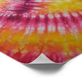 Poster SYMBOLE ROUGE TIE Dye (Coin)