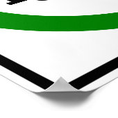 Poster Symbole routier autorisé pour le trafic routier (Coin)