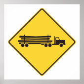 Poster SYMBOLE ROUTIER DES Camions D'EXPLOITATION (Devant)