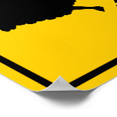 POSTER SYMBOLE ROUTIER DU PONT DES MÈTRES (Coin)