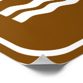 Poster SYMBOLE ROUTIER Kayak (Coin)